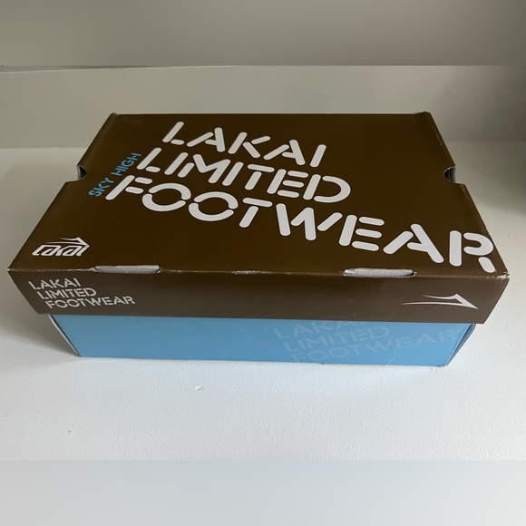 Lakai Sky High skate shoes. Gray / brown leather Hardly Men\'s size 9.5 NIB main image 8